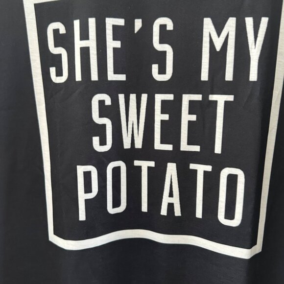 Couples Matching T-Shirts "I Yam" & "Shes My Sweet Potato" XL Fun Design - Picture 6 of 11